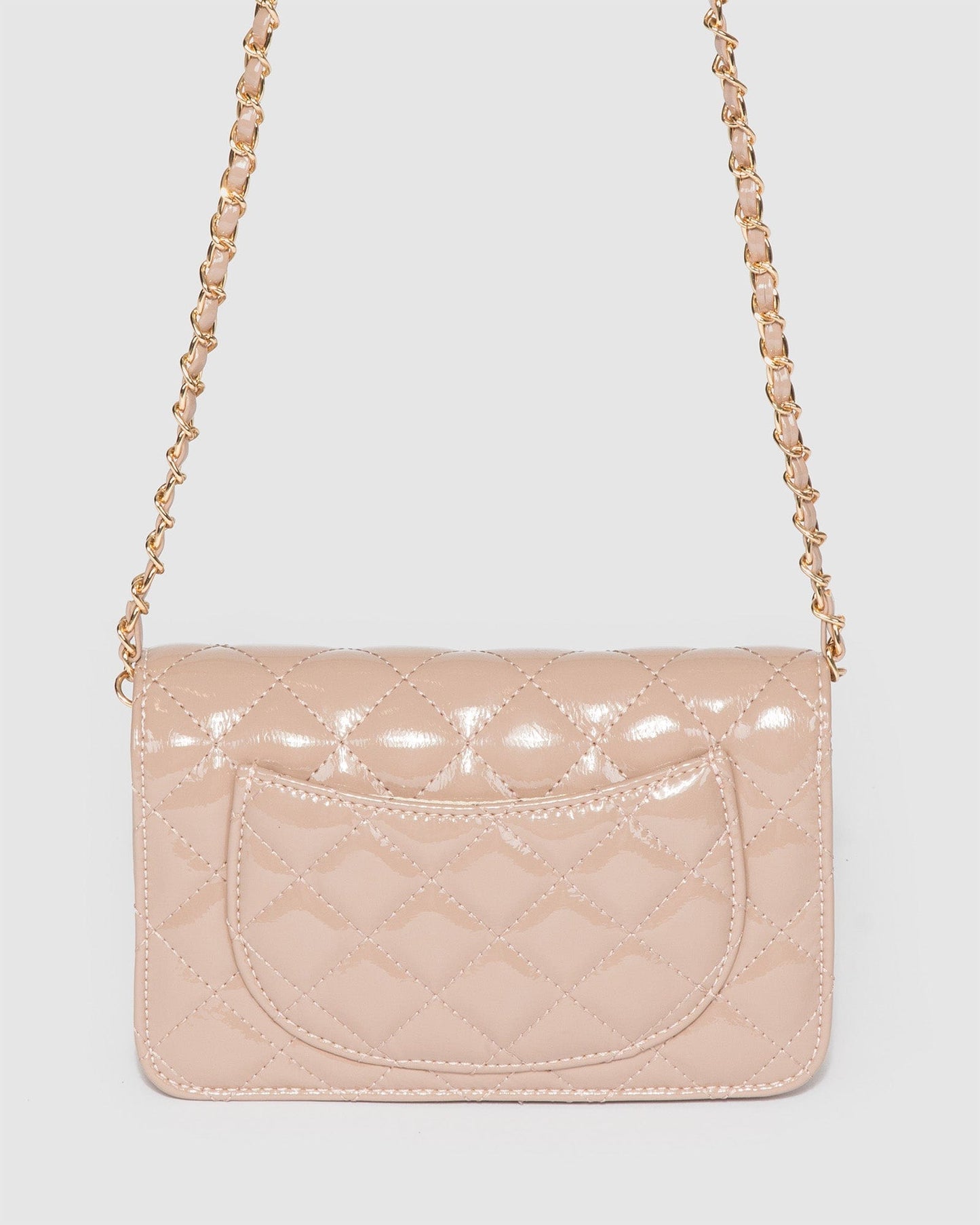Colette by Colette Hayman Eboni Quilted Crossbody Bag (Taupe)