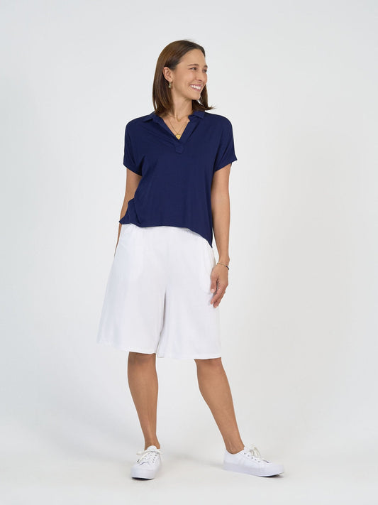 Image of a model wearing Shorts. Product name - The Mediterranean Set in Default Title colour by brand - Lou Lou