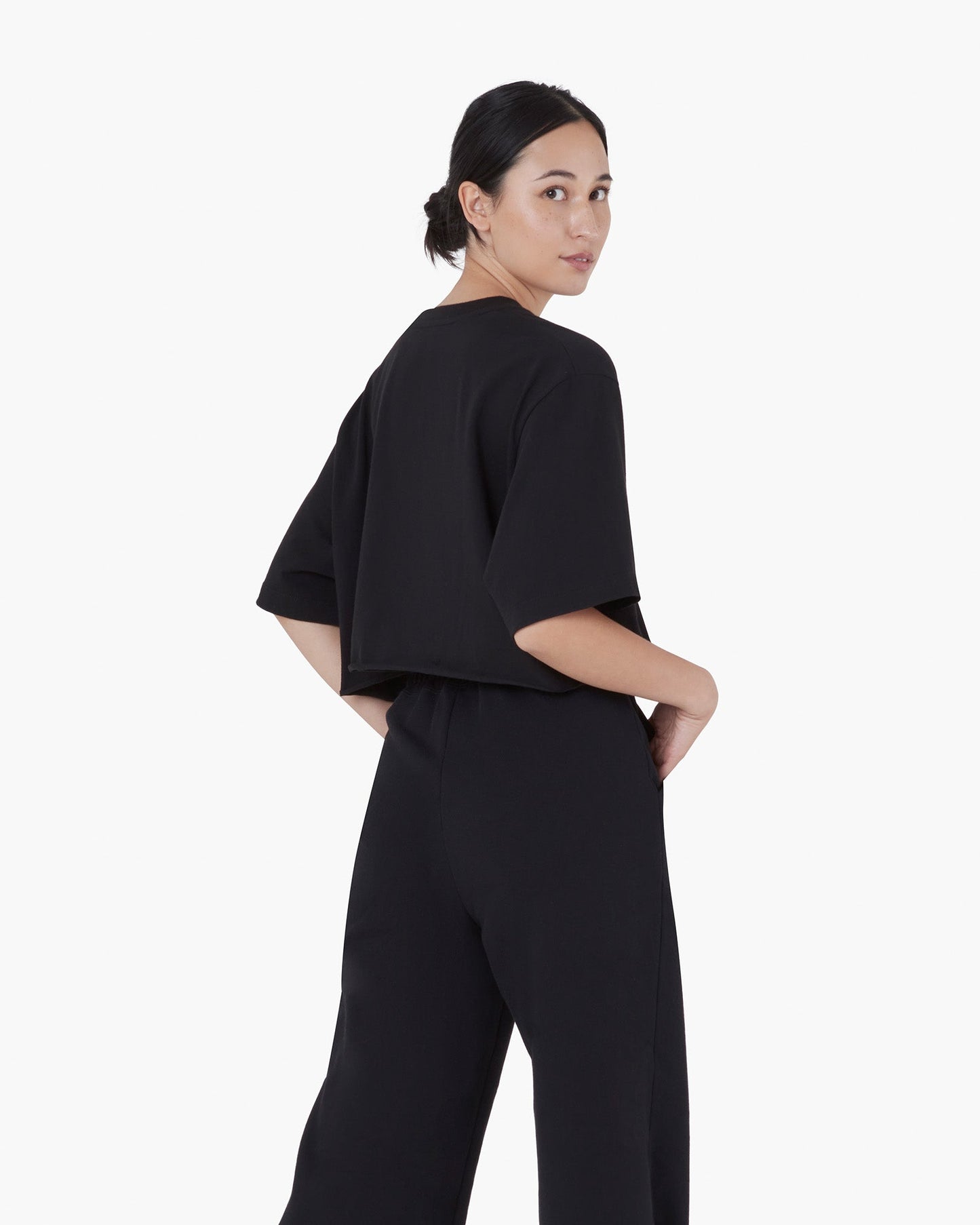 Cropped Tee (Black)