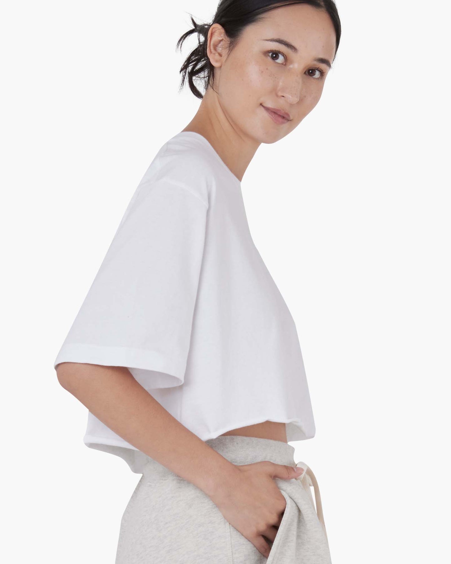 Cropped Tee (White)