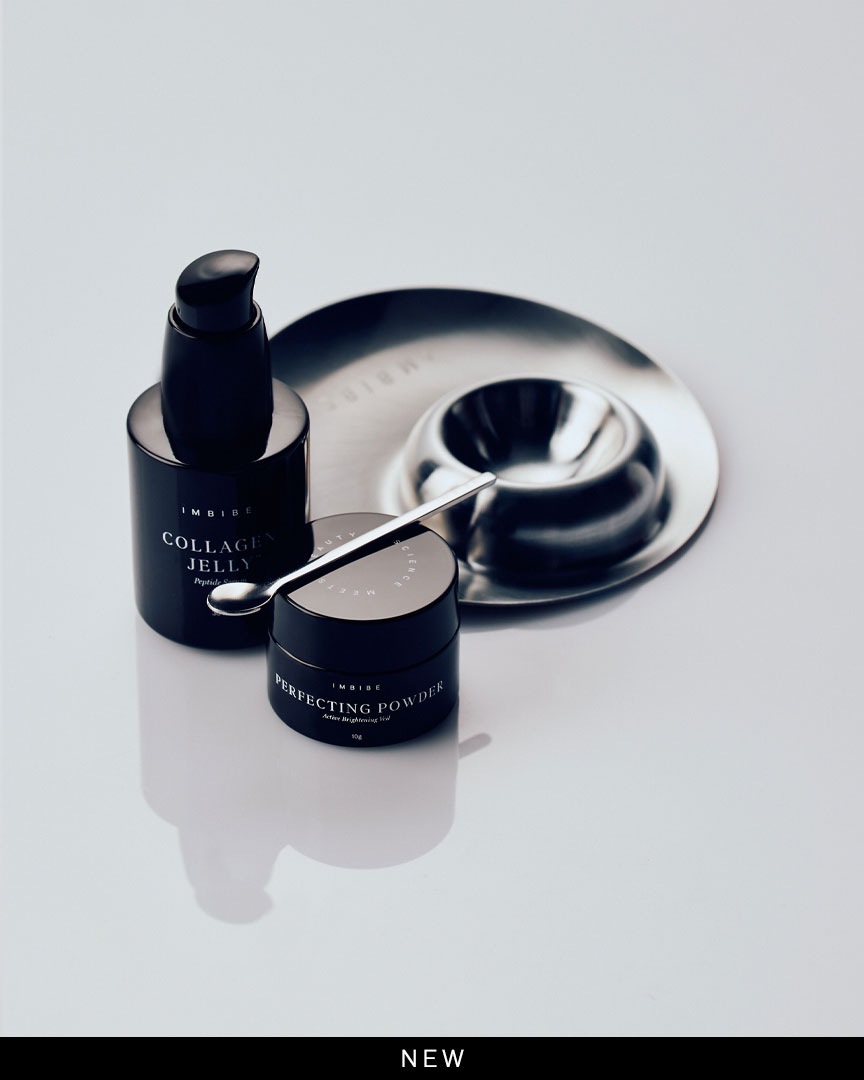 Image of Skin Care. Product name - The Glass Skin Set in colour by brand - IMBIBE