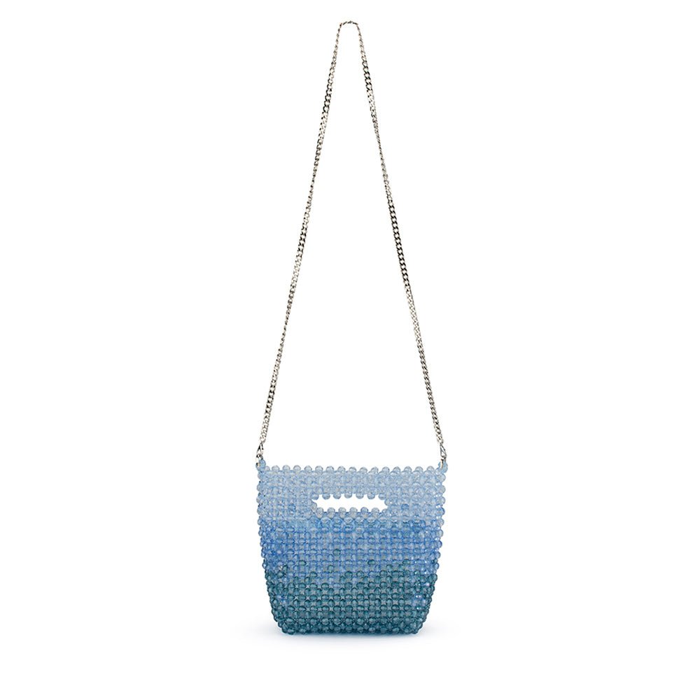 Olga Berg TILDA Beaded Grab Bag (Blue)