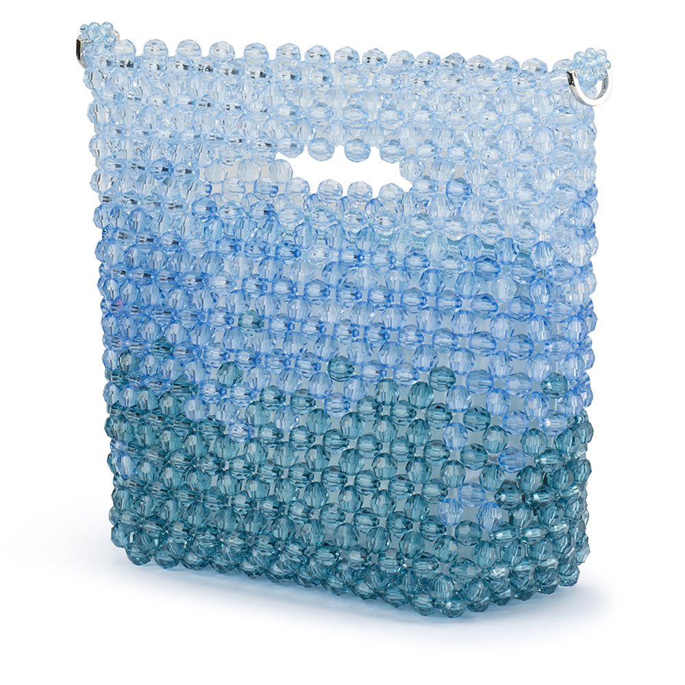 Olga Berg TILDA Beaded Grab Bag (Blue)