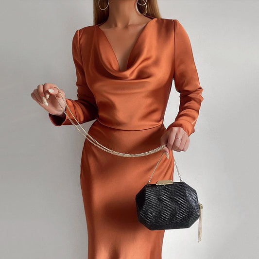 Olga Berg TILLY Evening Clutch with Tassel (Black)