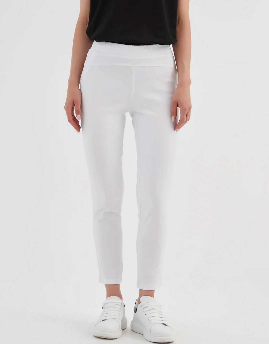 Tirelli The 24/7 Bengaline Crop Pant (White)