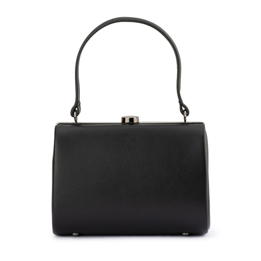 Olga Berg TONIA Top Handle Bag (Black)