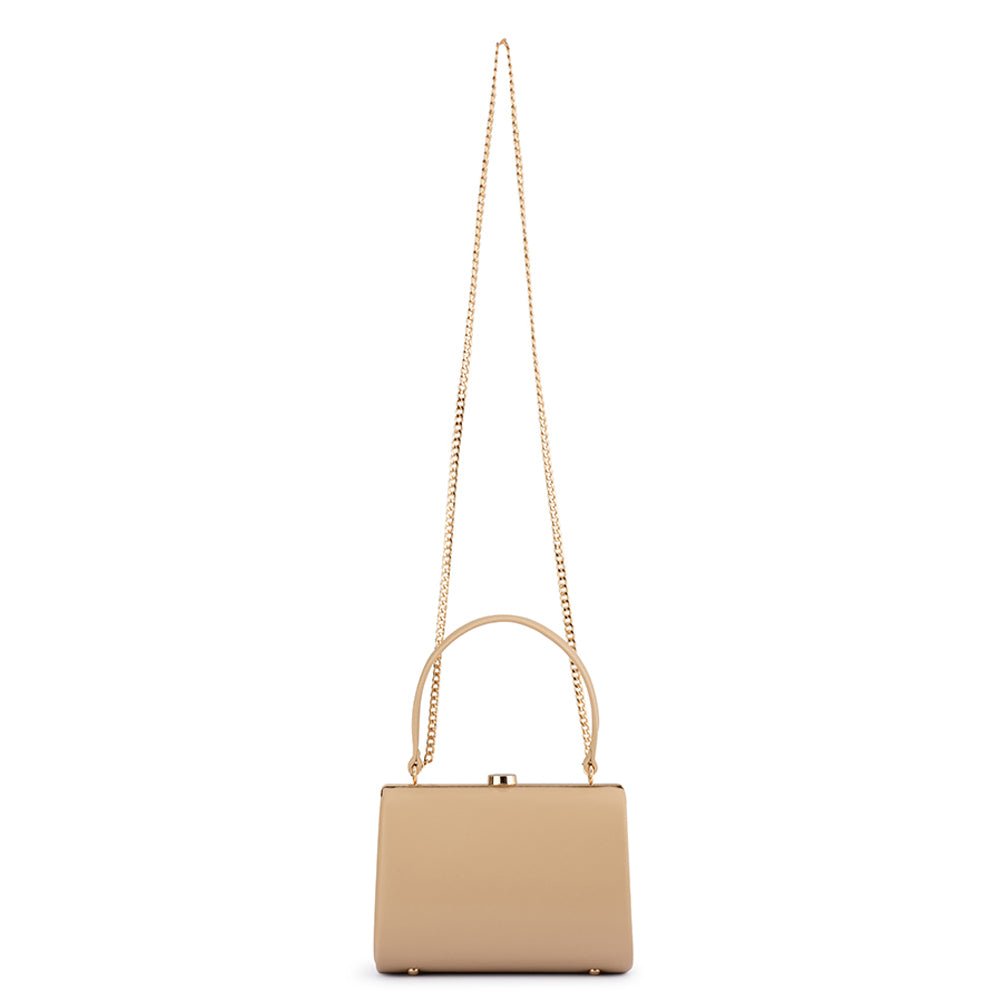 Olga Berg TONIA Top Handle Bag (Natural)