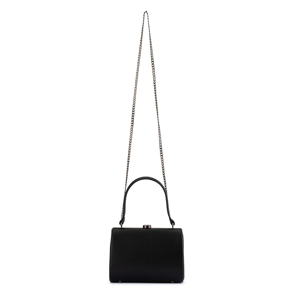 Olga Berg TONIA Top Handle Bag (Black)