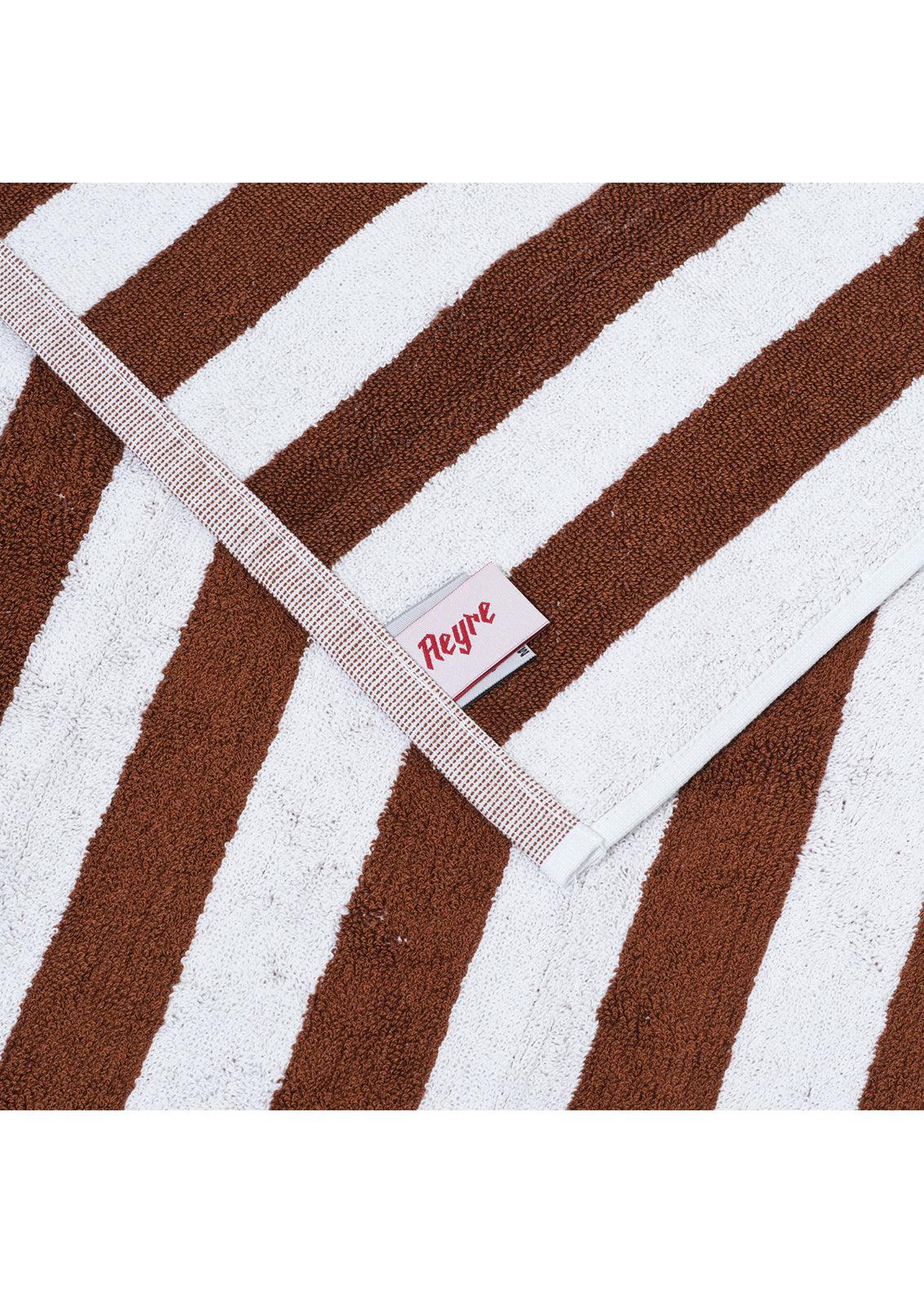 Blanca Studio TOWEL SET SMALL STRIPES (Brown)