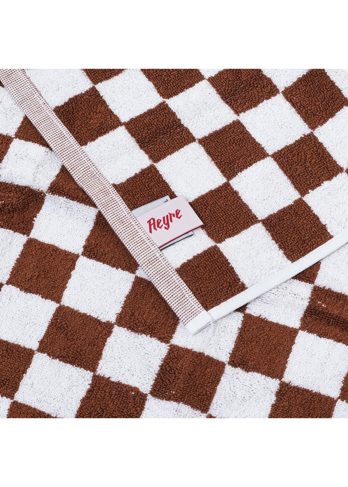 Blanca Studio TOWEL SET SMALL CHECK (Brown)