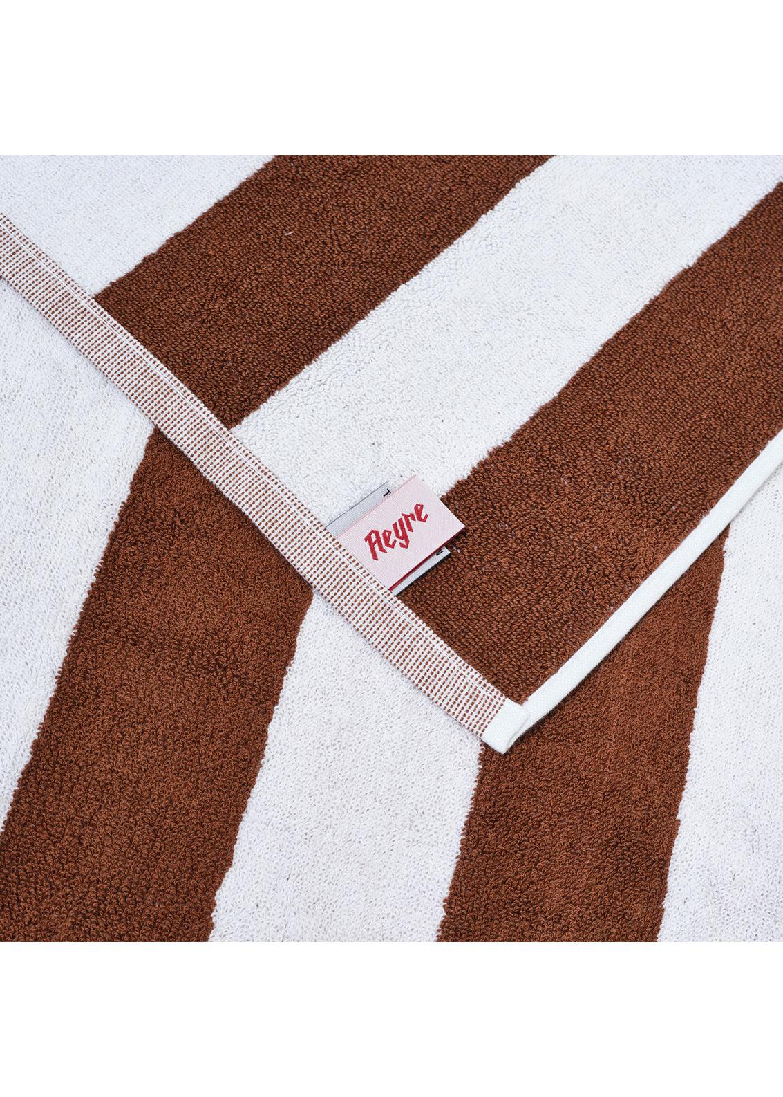 Blanca Studio TOWEL SET WIDE STRIPES (Brown)