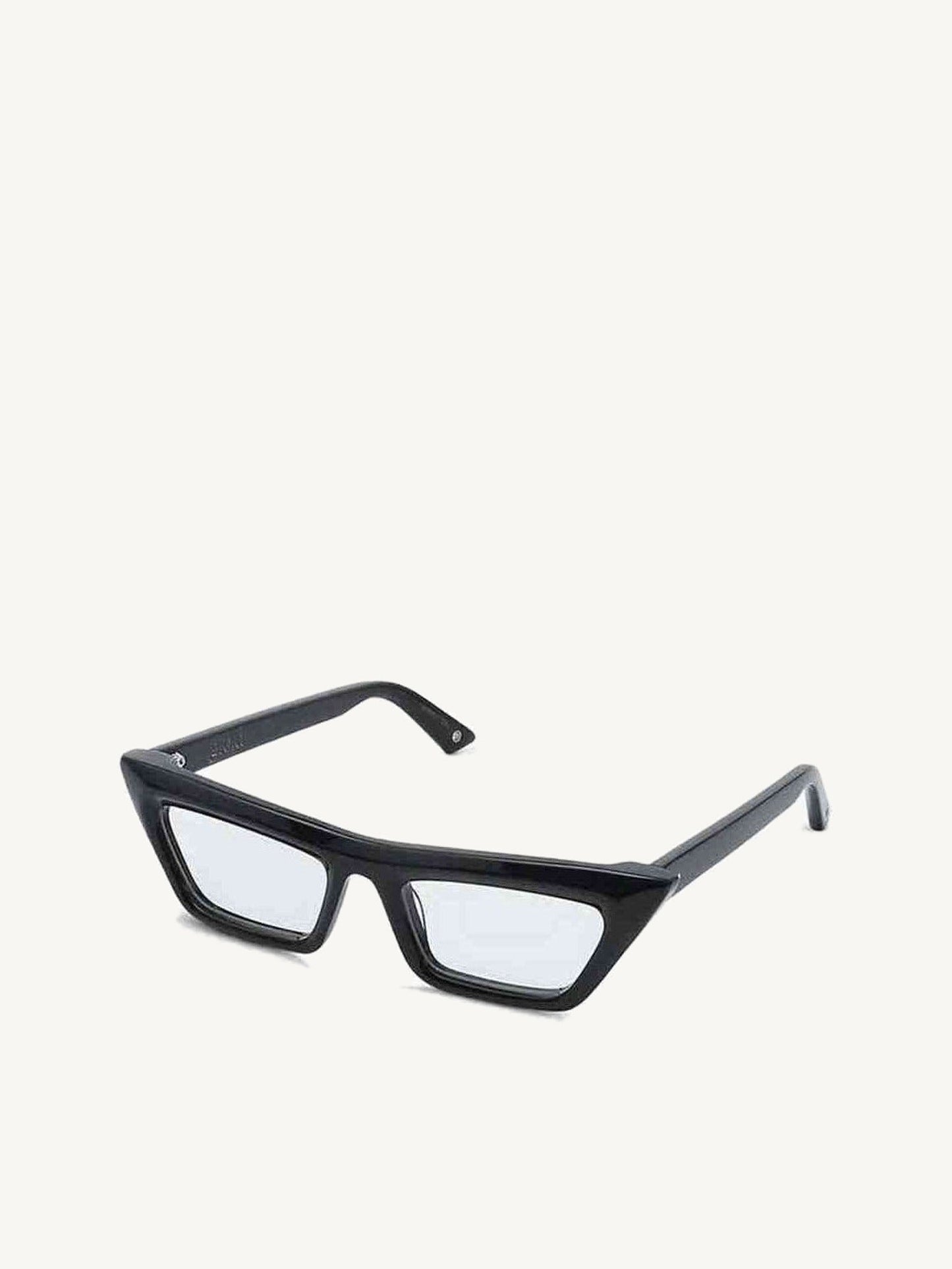 Image of Sunglasses. Product name - Twenty Two Sunglasses with Grey Lens in Black colour by brand - G.O.D
