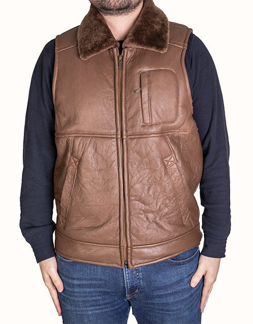 Ever Australia DY*Vest Nappa Men (Coffee)