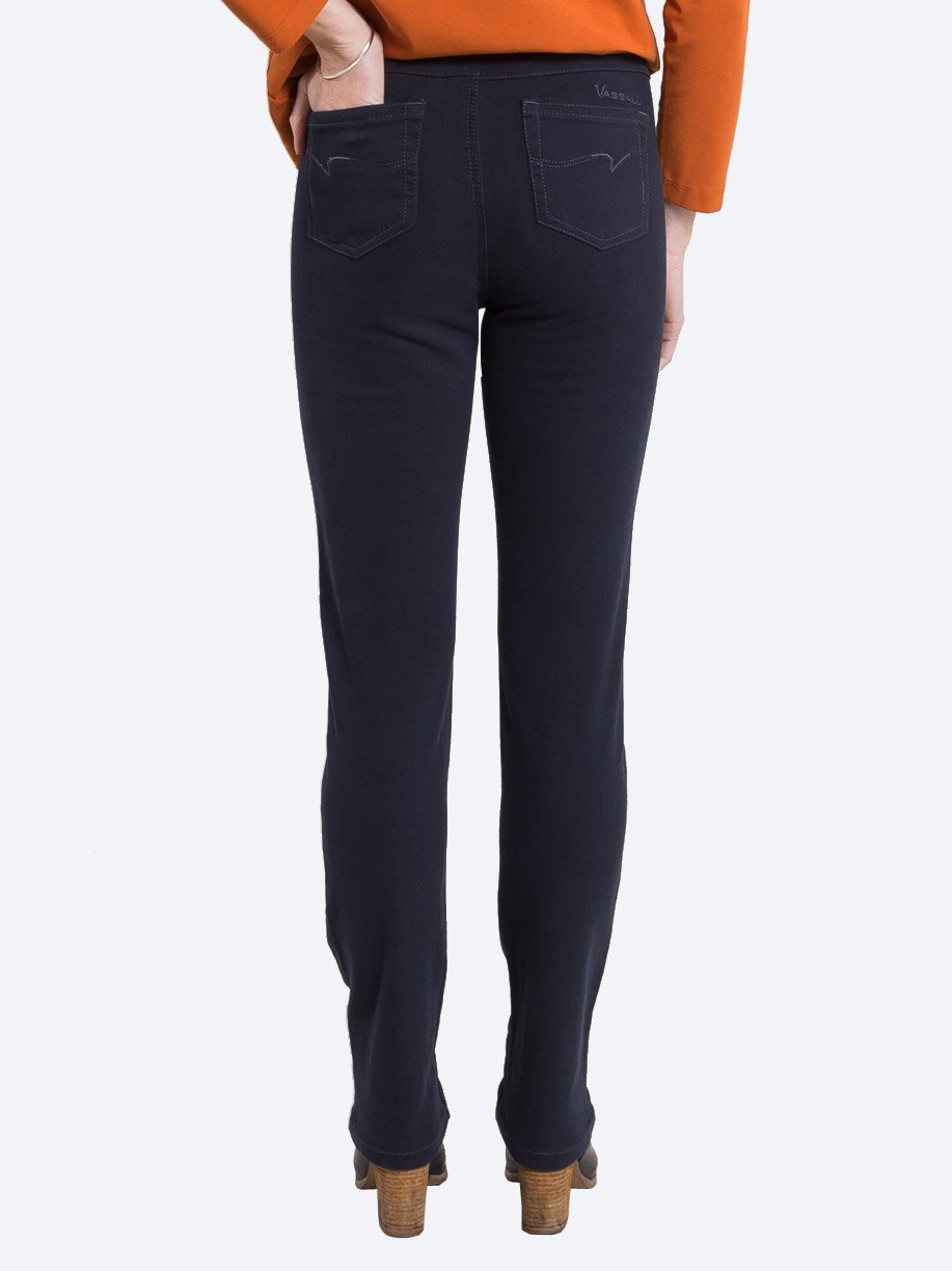 Vassalli Slim Leg Moleskin Pants (Carbon)