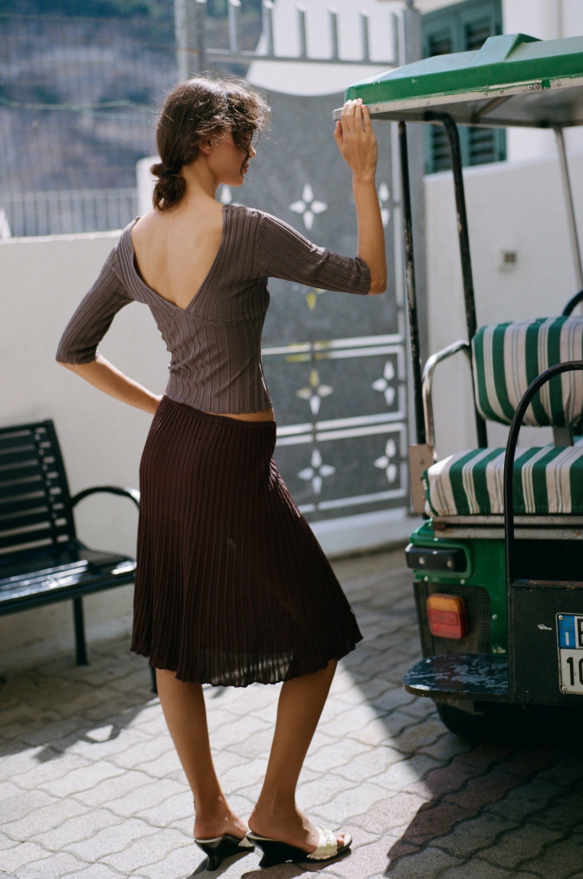 With Jéan Veda Skirt (Chocolate)