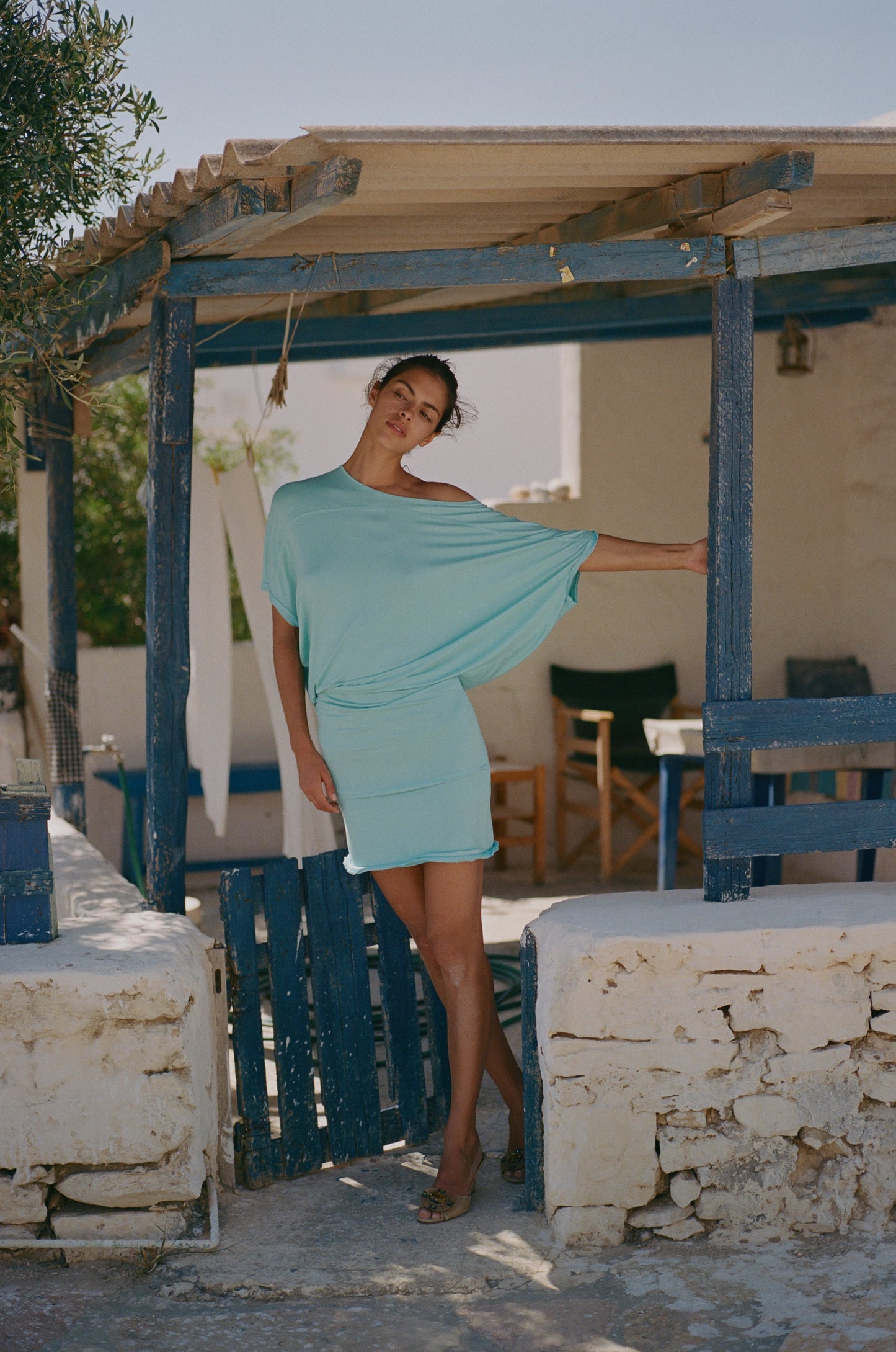 Vinnie Dress (Aqua)