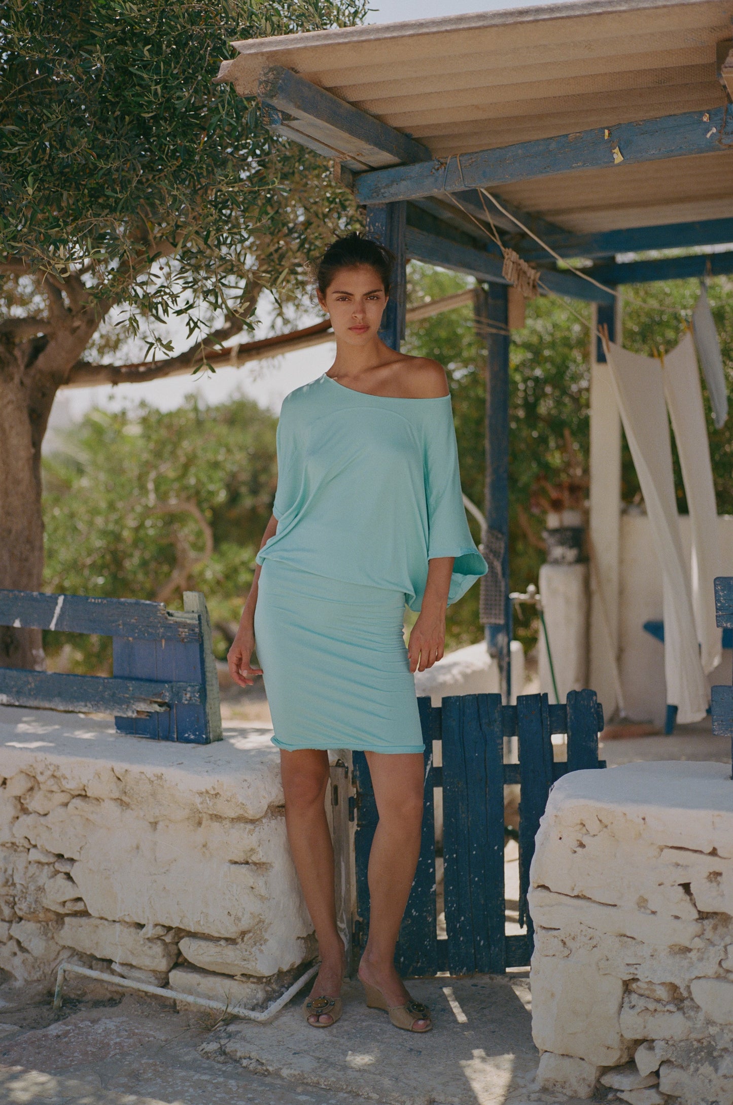 Vinnie Dress (Aqua)
