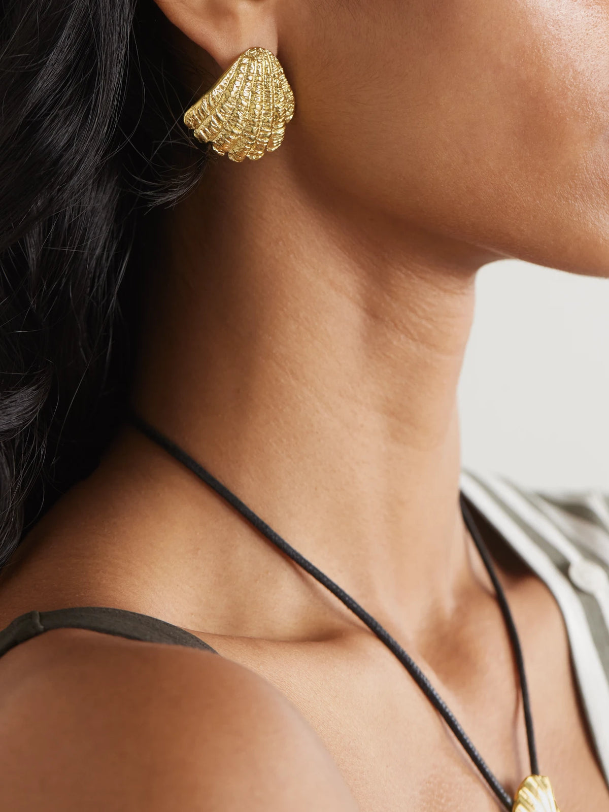 Image of Earrings. Product name - Whisper Of The Wind Gold-plated Earrings in Multi colour by brand - YSSO