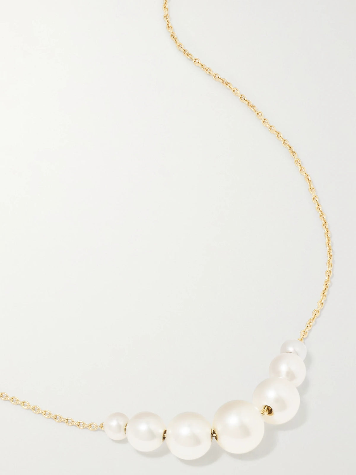 Grand Orangerie De Perle 14-karat Gold Pearl Necklace