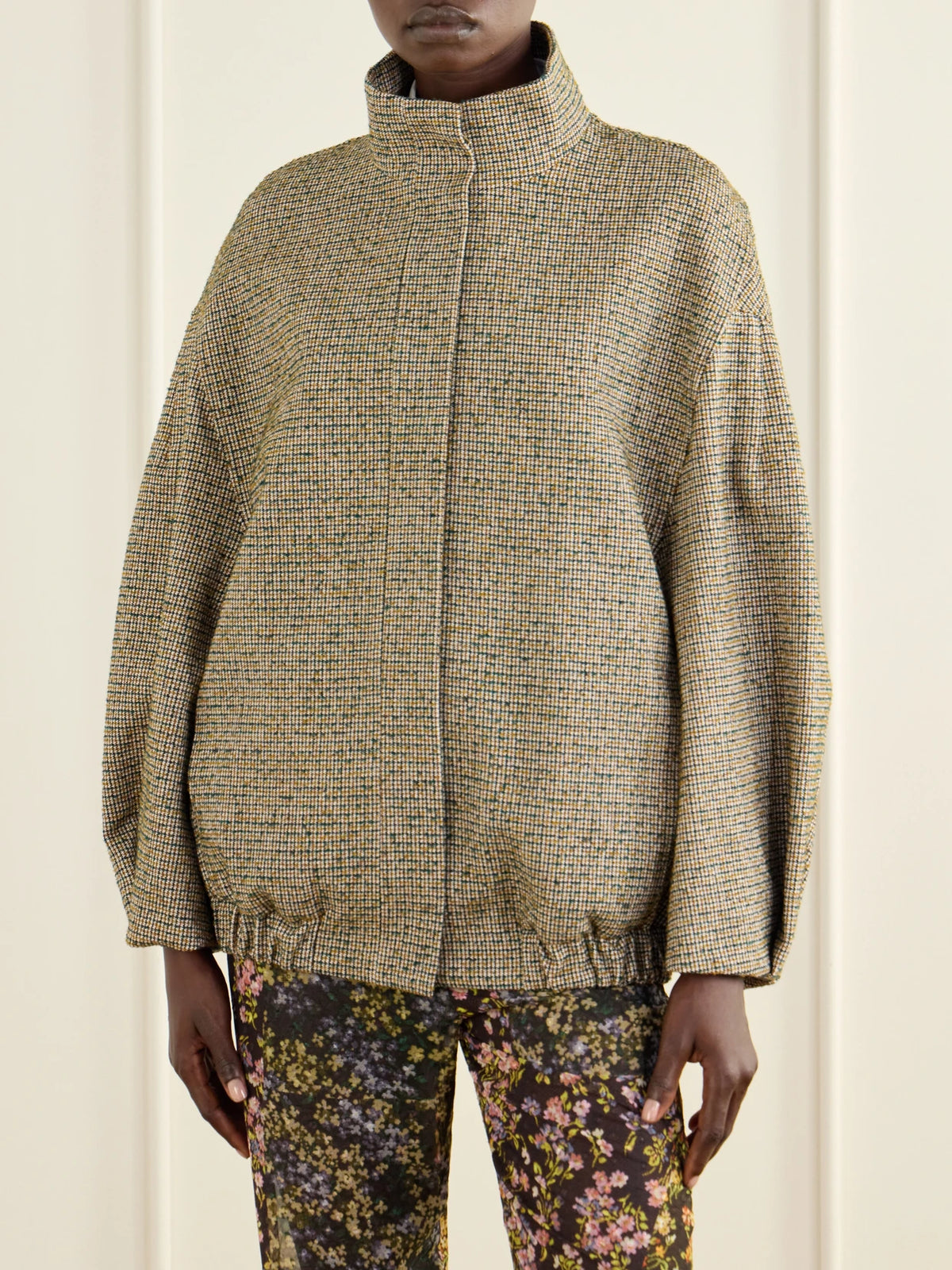 Dries Van Noten Checked Bouclé Jacket
