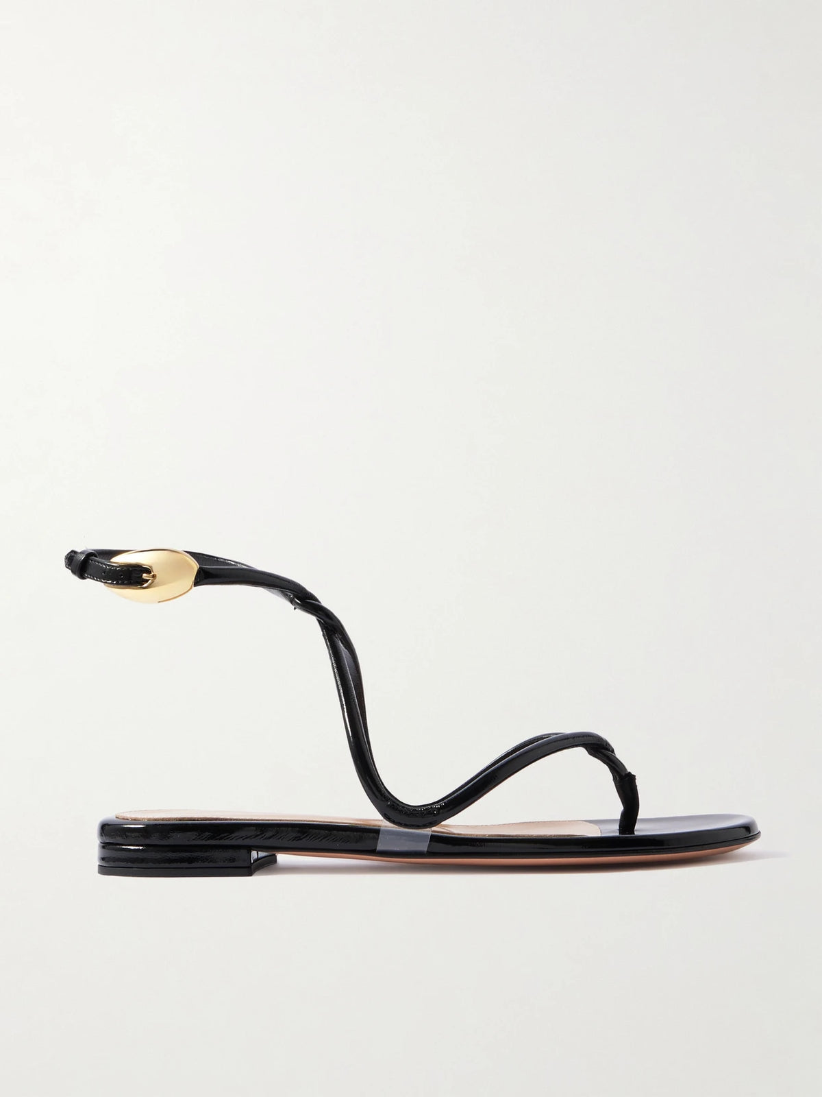 Jungle Mamba Patent-leather Sandals