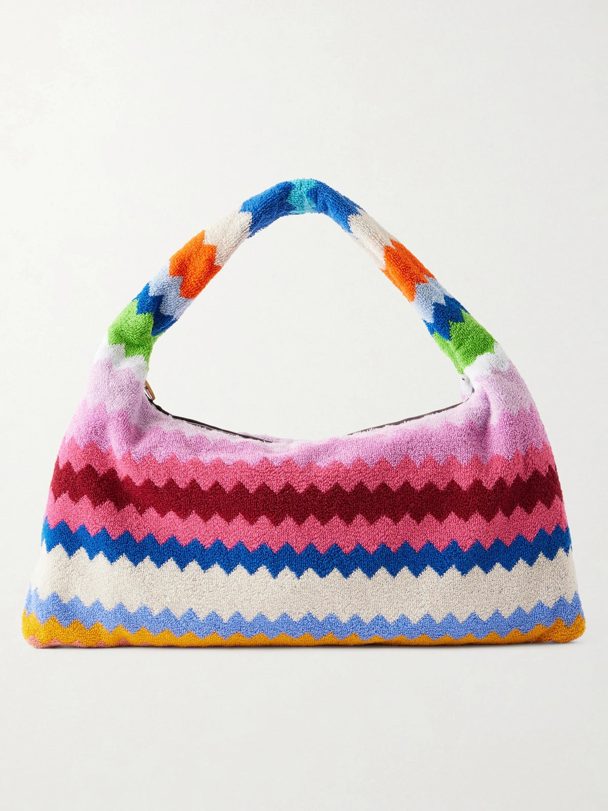 Striped Terry Shoulder Bag