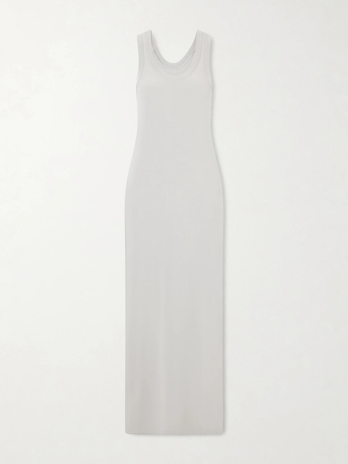 Racer Stretch Satin-jersey Maxi Dress