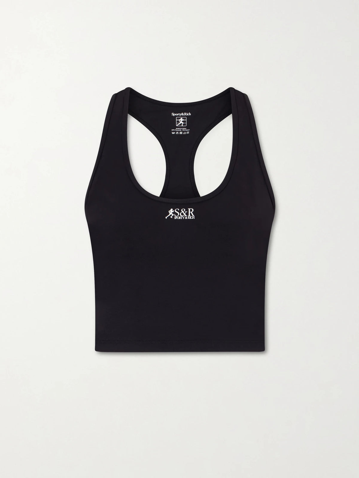 Sporty & Rich Runner Sports Tech-jersey Cropped Tank Top
