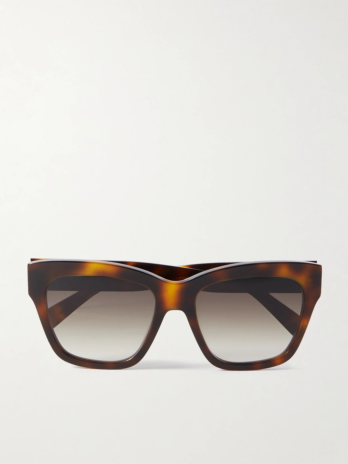 Triomphe Square-frame Tortoiseshell Acetate Sunglasses