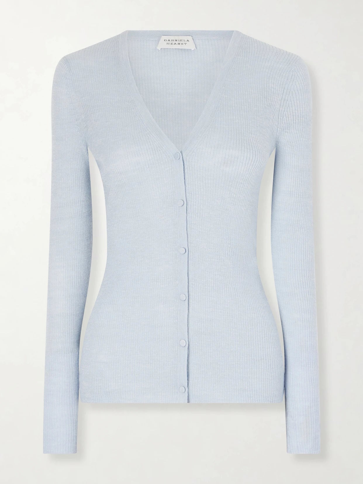 Aiste Ribbed Cashmere, Silk And Hemp-blend Cardigan