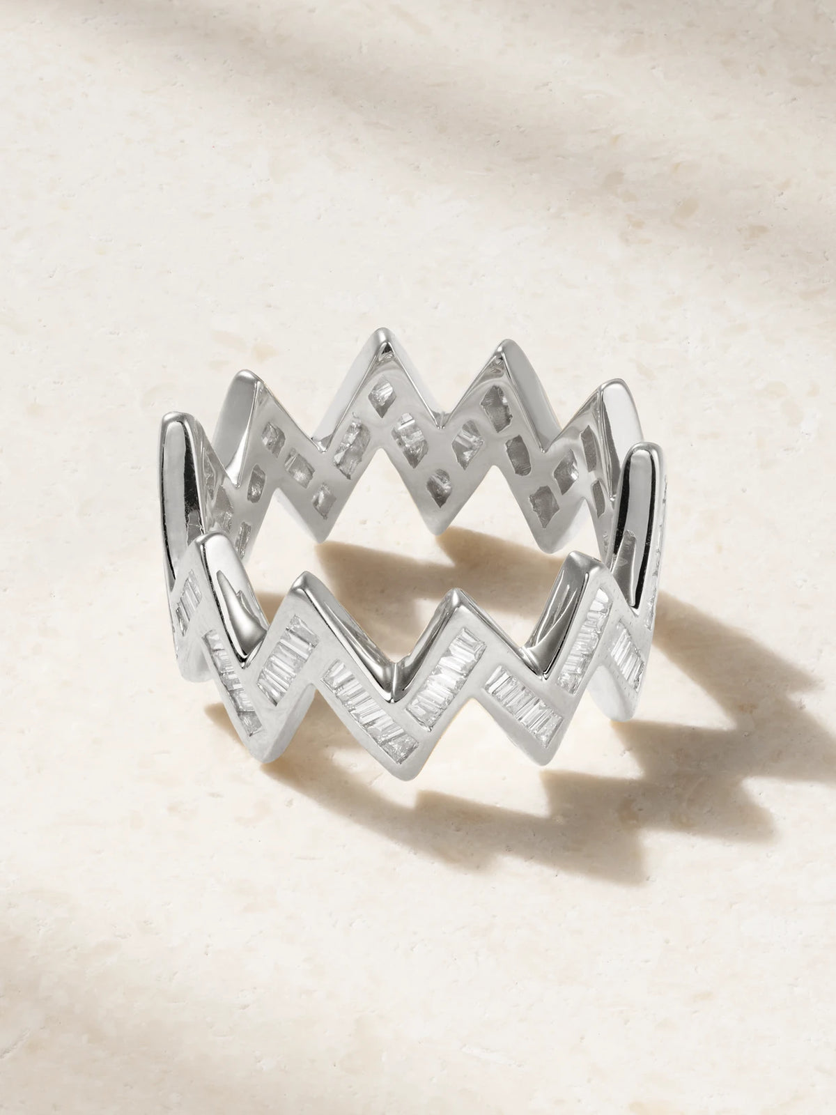 Creo 14-karat White Gold Diamond Ring