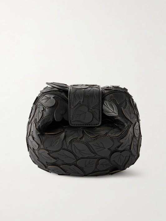Gabriela Hearst Soft Demi Embroidered Leather Clutch