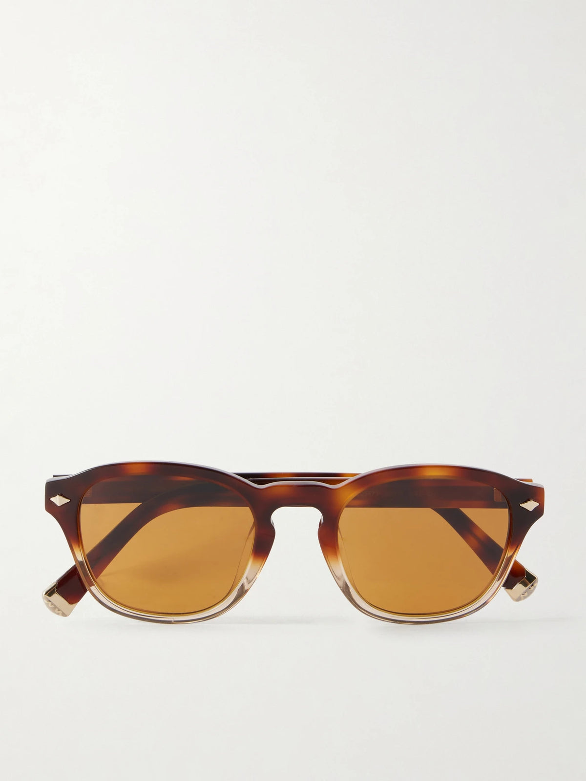Round-frame Tortoiseshell Acetate Sunglasses