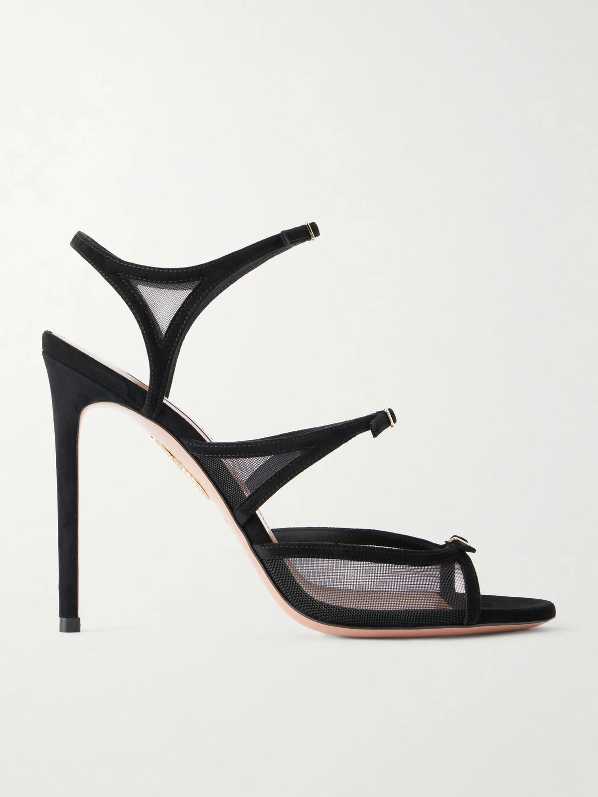 Jalila 105 Suede And Mesh Sandals