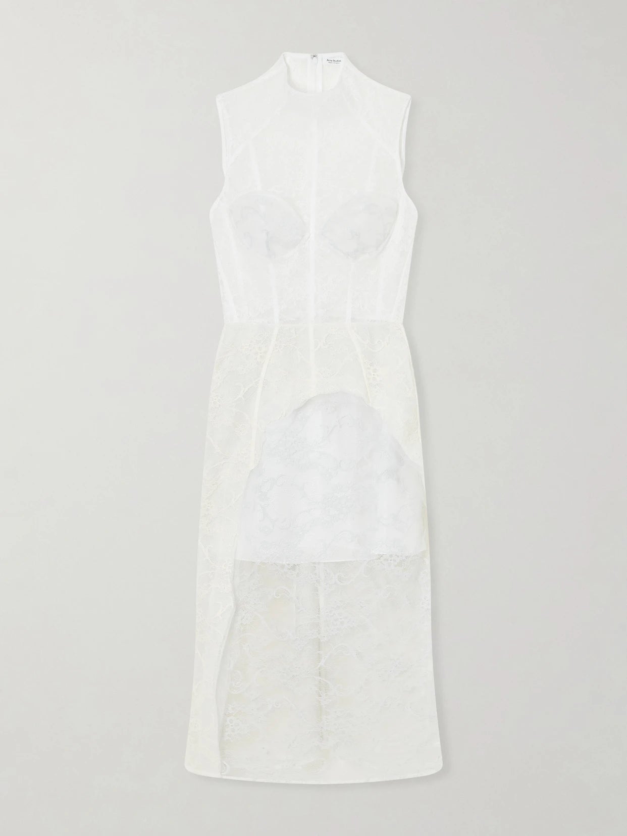 Delucia Cotton-blend Lace Midi Dress