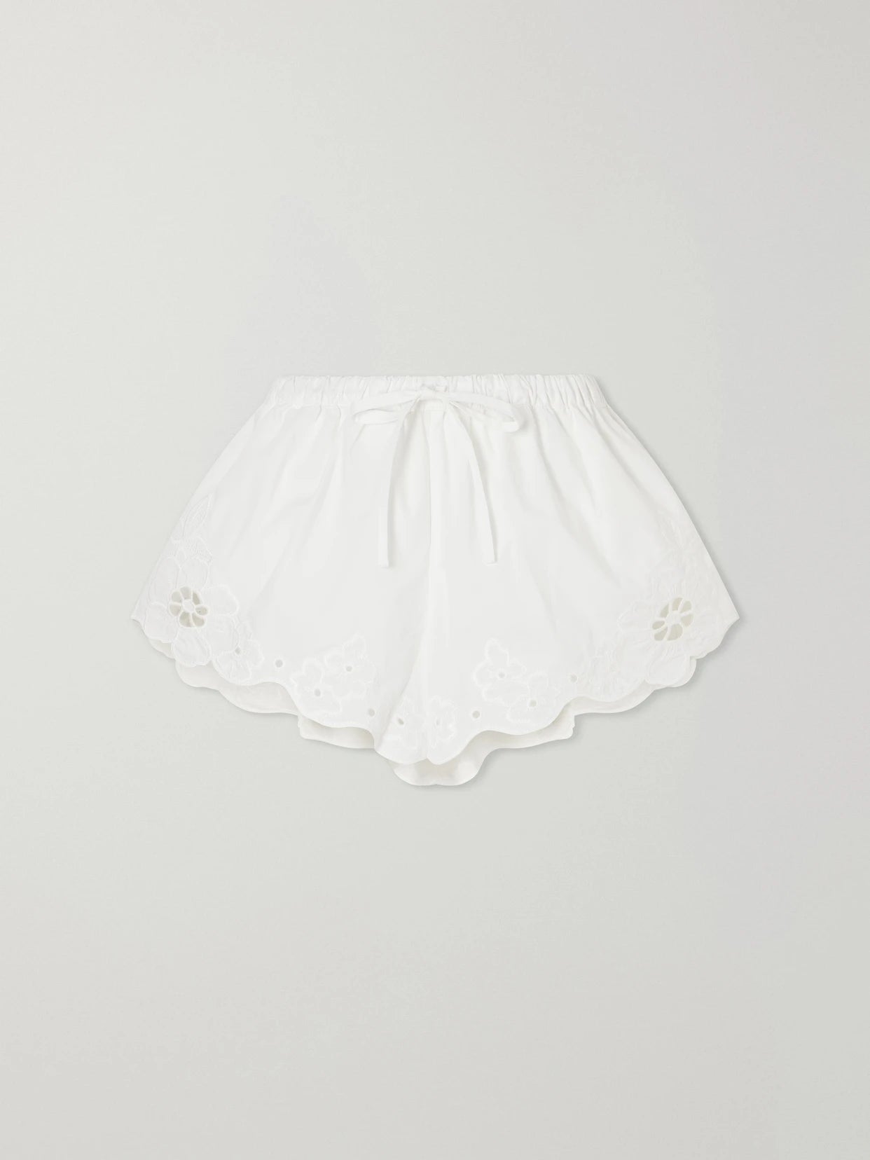 Klara Broderie Anglaise Cotton Shorts