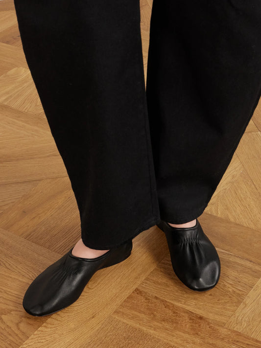 Leather Ballet Flats