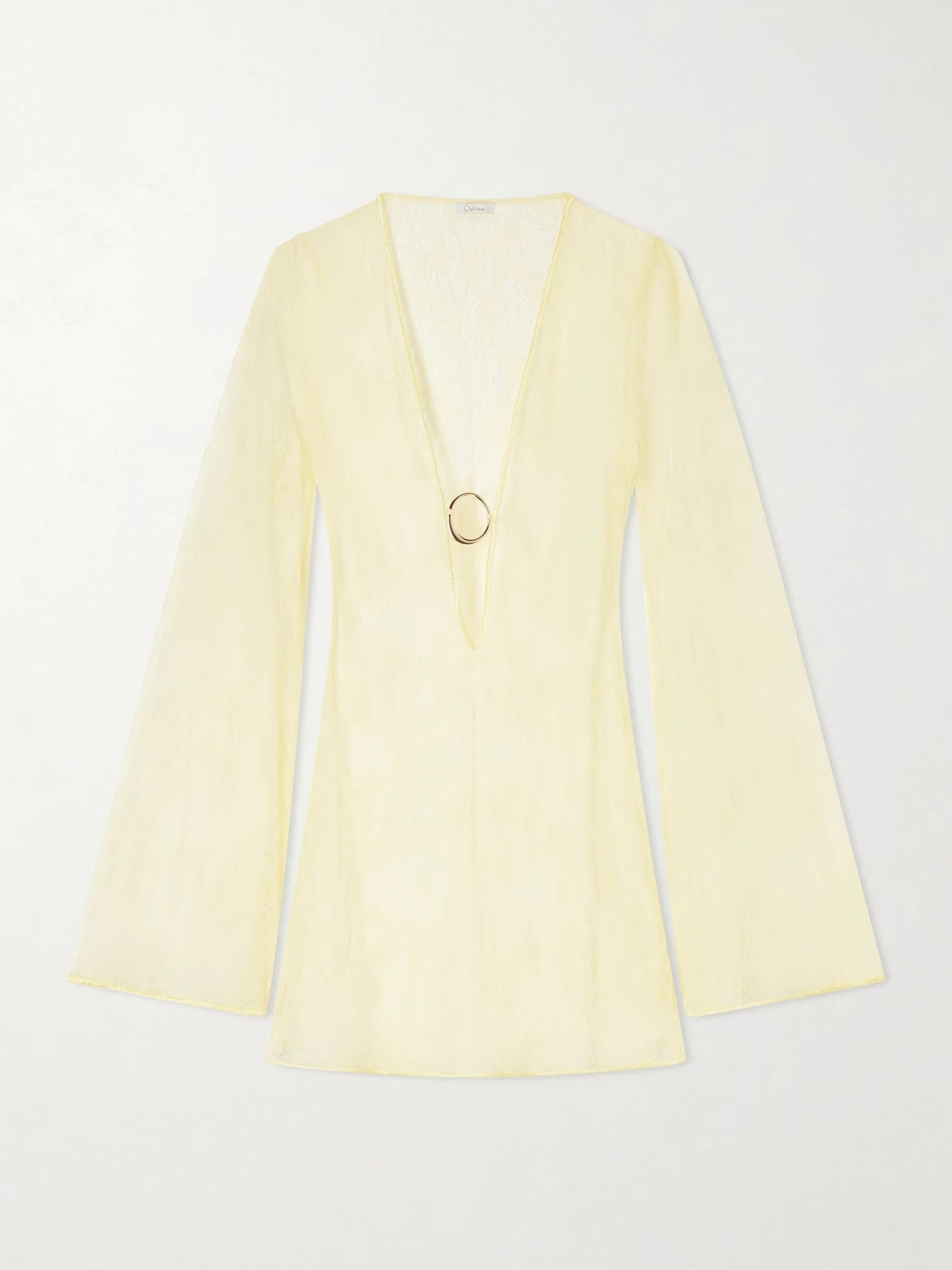 Lace O Metallic Kaftan