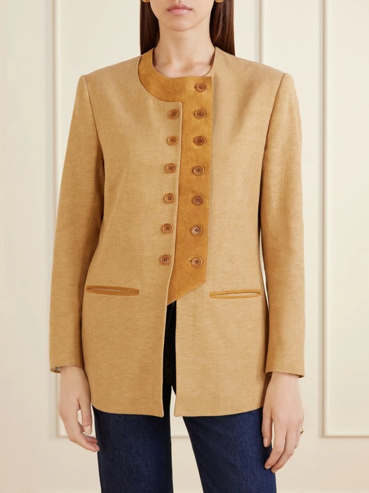 Lara Linen-blend Blazer