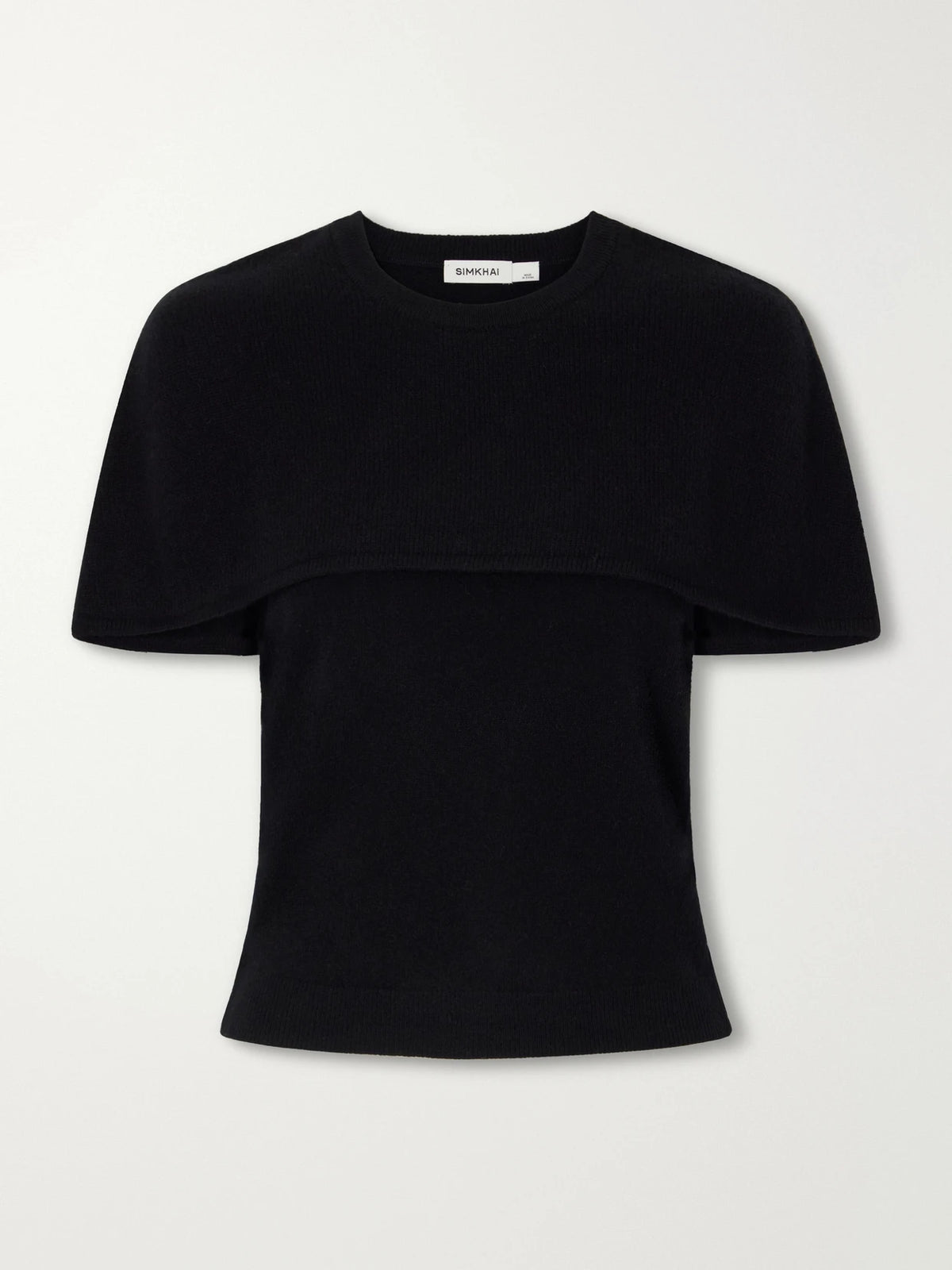 SIMKHAI Yuki Cape-effect Cashmere Top