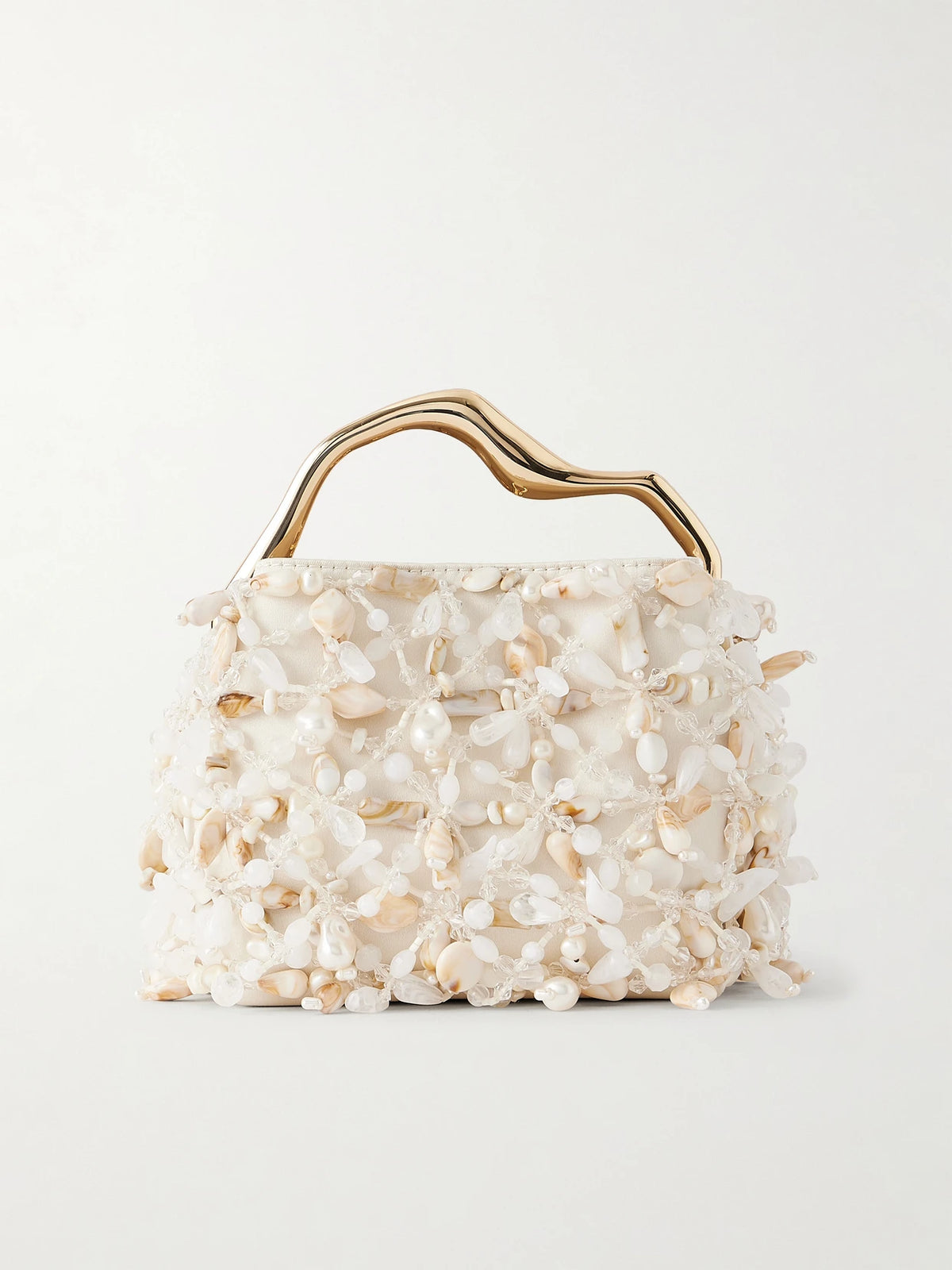 Solene Mini Bead-embellished Clutch