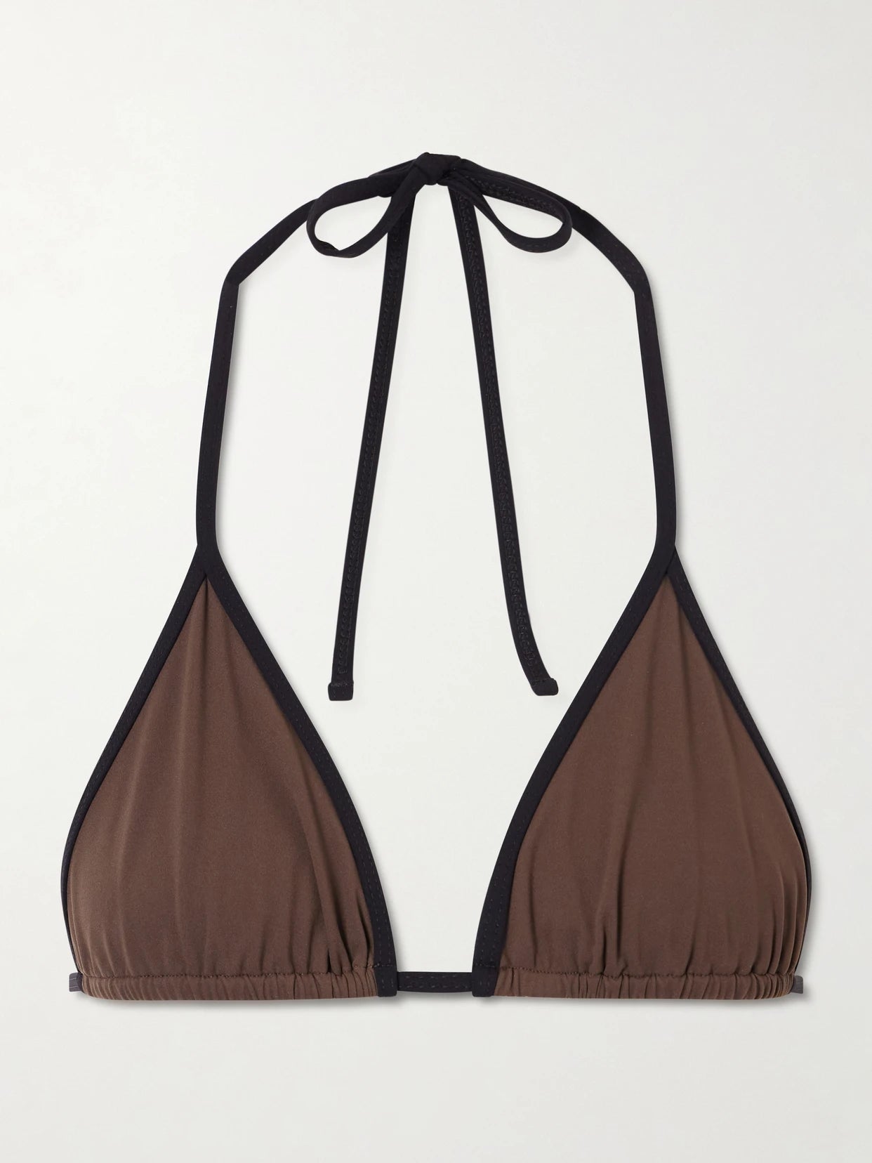 Stripe Two-tone Bikini Top