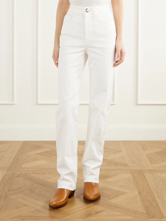 Aje Morgan High-rise Straight-leg Jeans