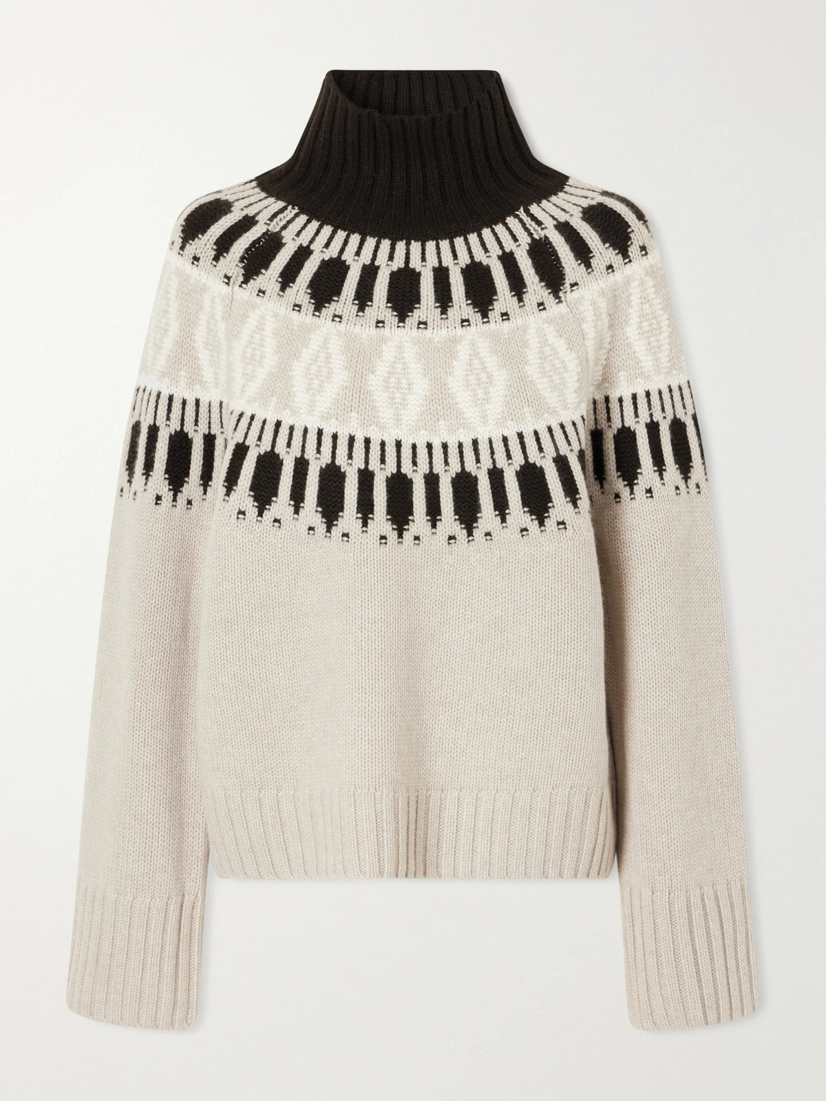 Arch4 Whistler Fair Isle Intarsia-knit Cashmere Turtleneck Sweater