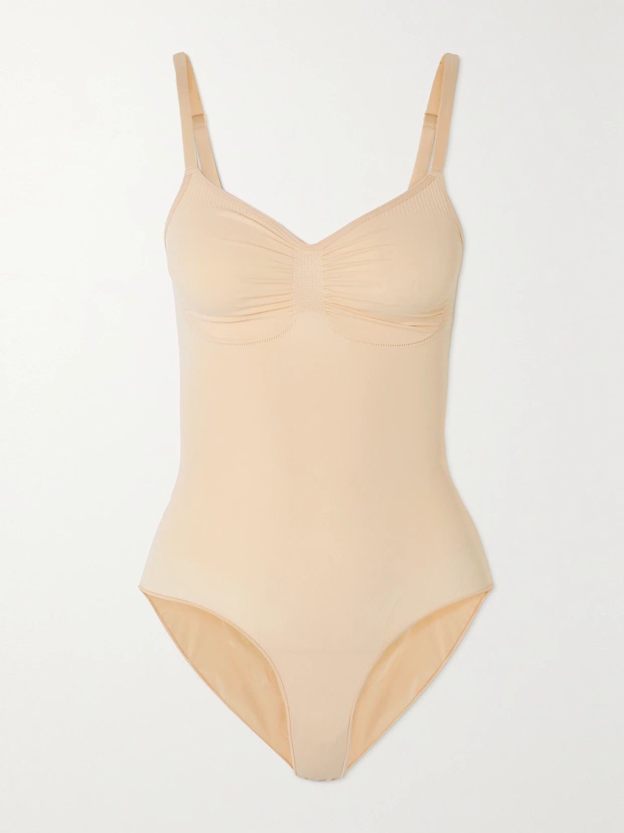 Seamless Sculpt Brief Bodysuit - Sand
