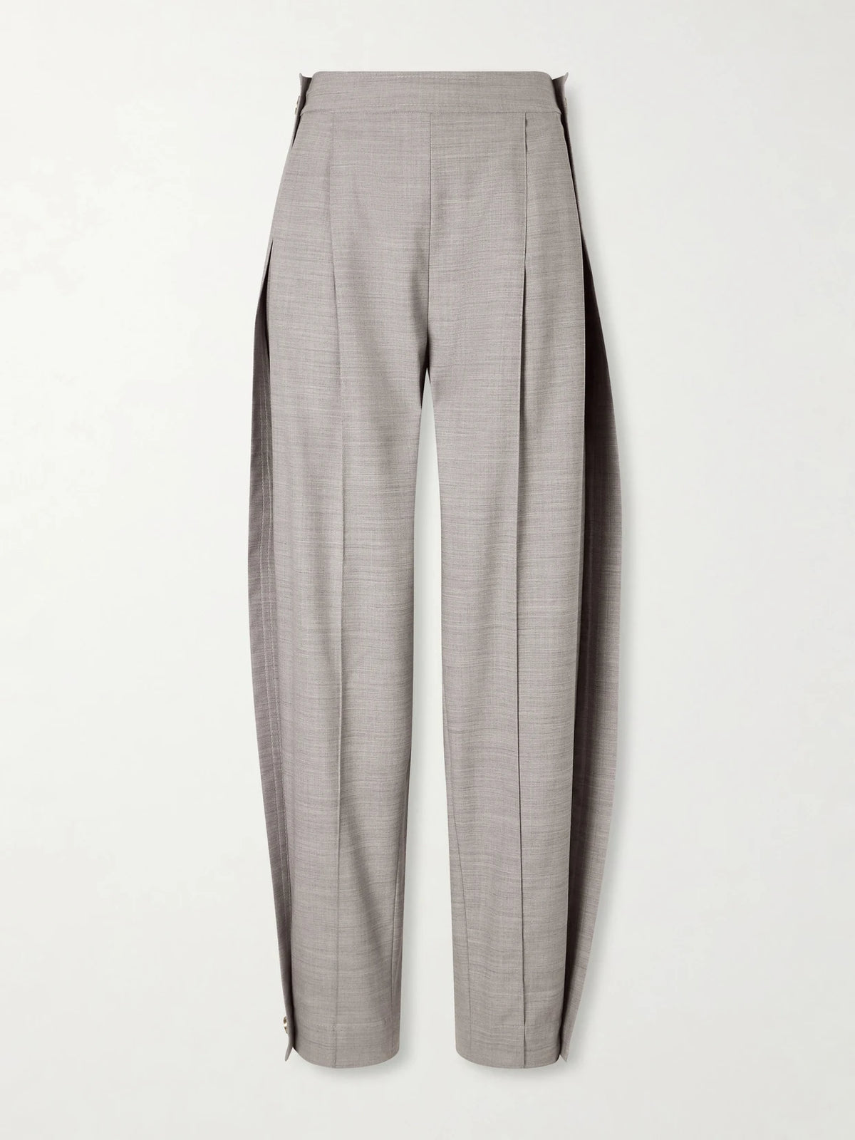 Zimmermann Valiant Pleated Wool-blend Twill Tapered Pants