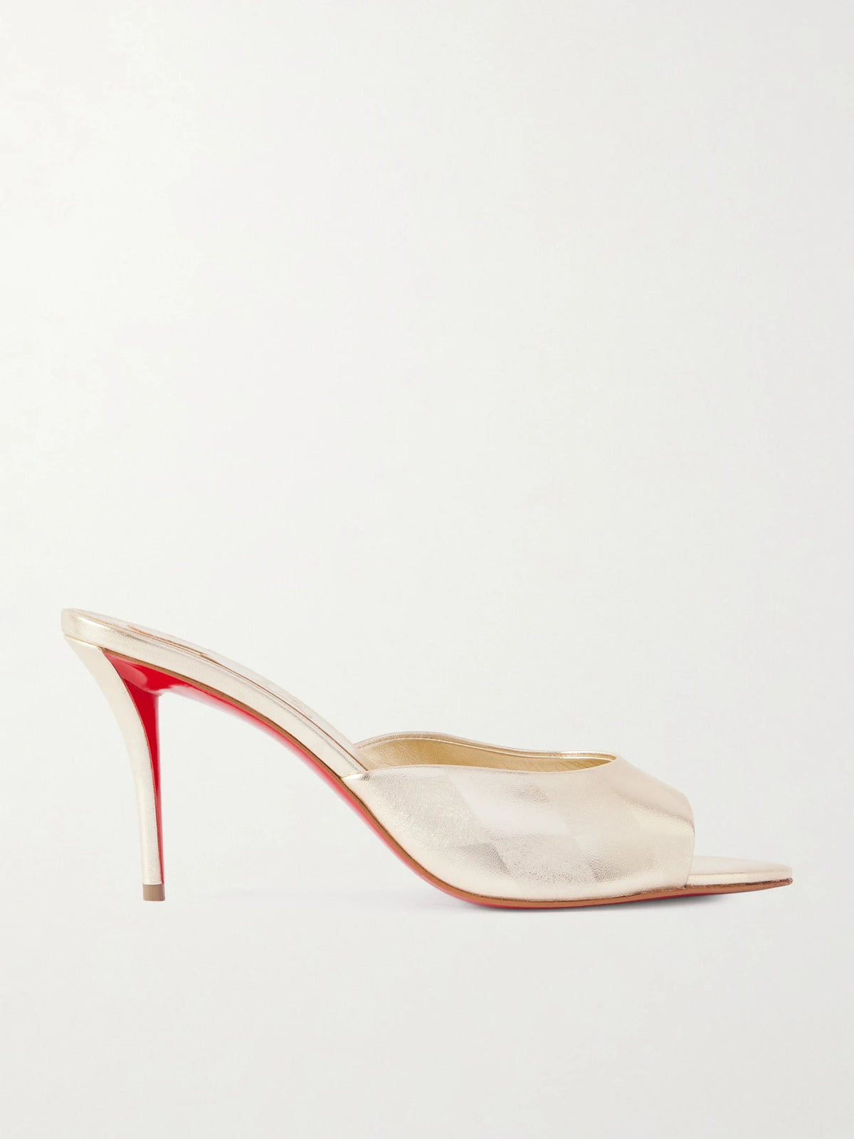 Miss Z 80 Metallic Leather Mules