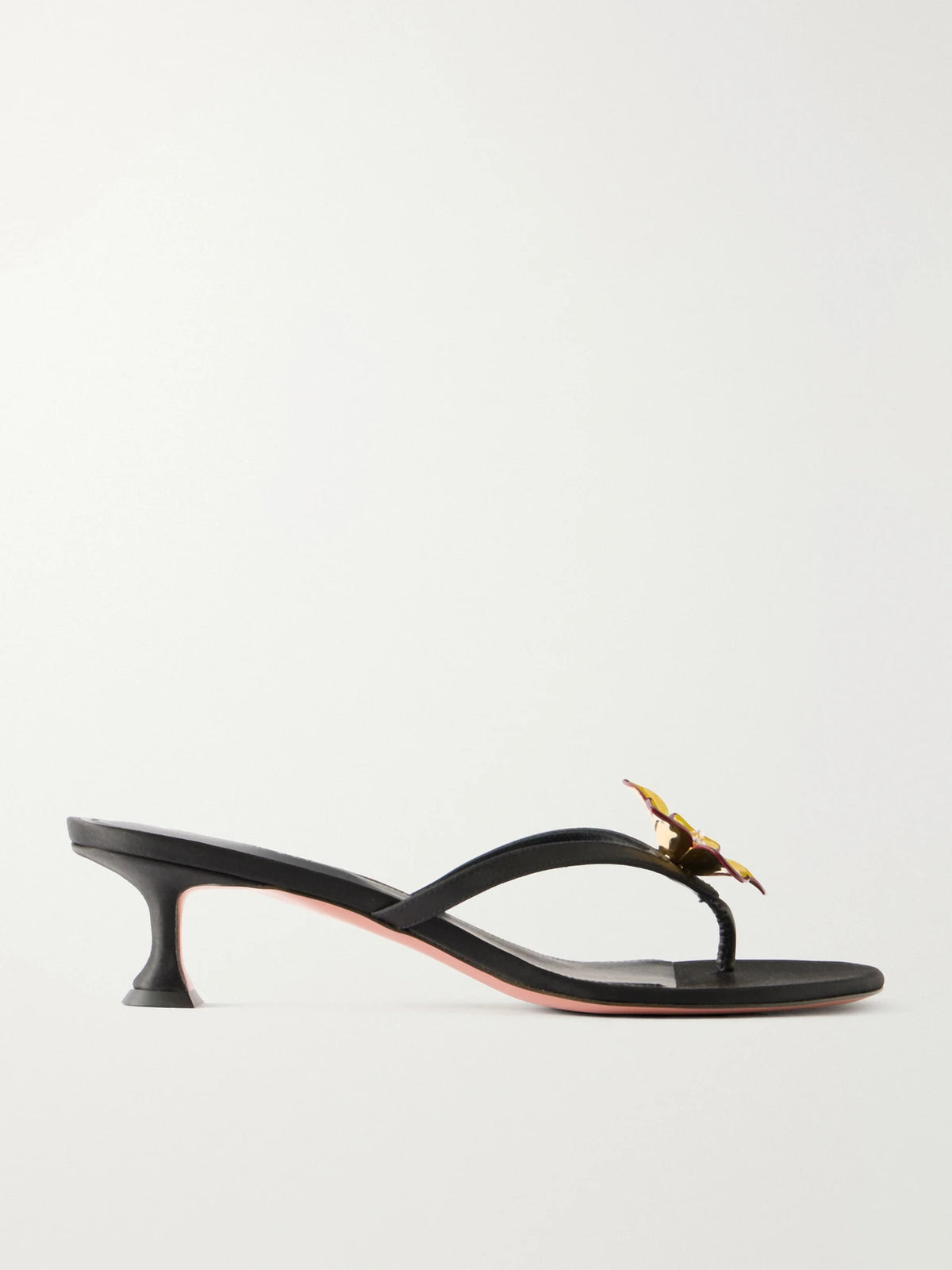 Vittoria 45 Satin Thong Sandals