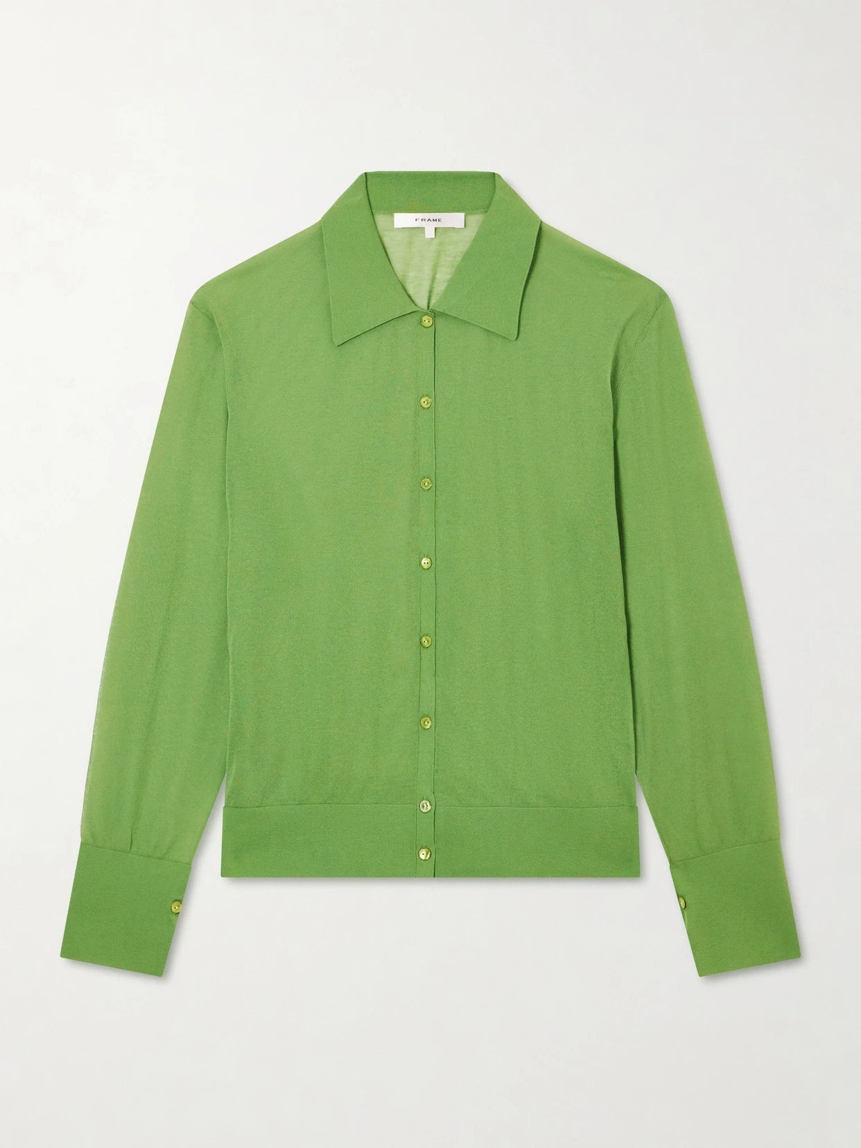 The Collared Cardi Cotton-blend Cardigan