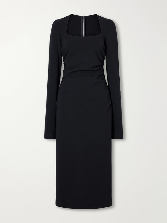 Dolce & Gabbana Ruched Stretch-jersey Midi Dress